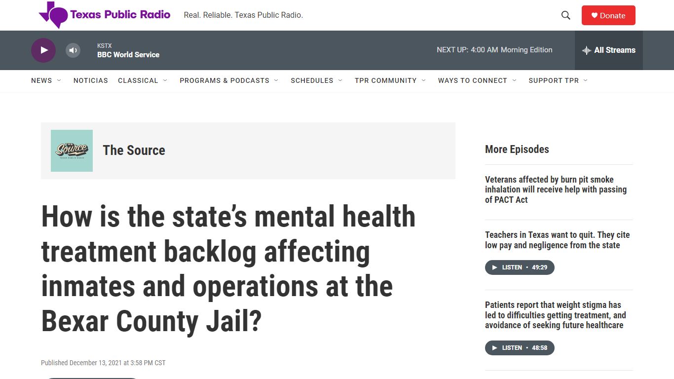 How is the state’s mental health treatment backlog ...